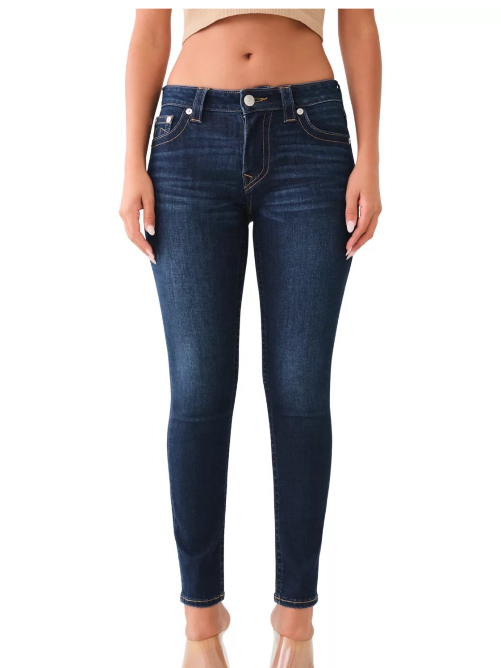 BDG Deep Indigo Midrise Cigarette Skinny Stretch Ankle Jeans 28W NWOT